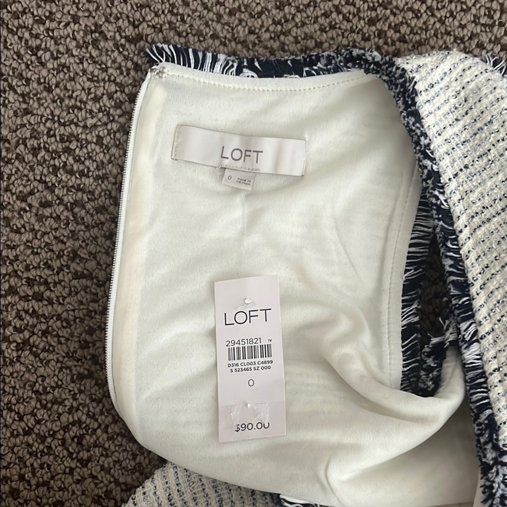 NWT LOFT tweed dress - Picture 5 of 7